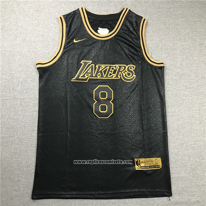 Camiseta Los Angeles Lakers Kobe Bryant #8 Ciudad 2017-18 Negro